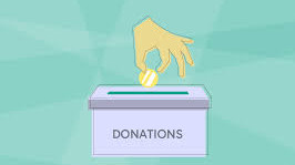 The impact of donations on social welfare